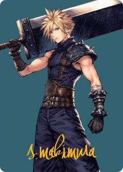 画像1: 【イラストコレクション】 元ソルジャー、クラウド/Cloud, Ex-SOLDIER 【50/53】 (FIN)