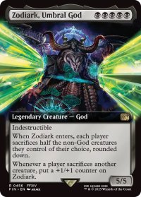 戒律王、ゾディアーク/Zodiark, Umbral God (FIN)【拡張アート版】《Foil》