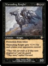 無法の騎士/Marauding Knight (INV)《Foil》