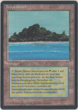 画像1: Tropical Island (3ED)【黒枠・ドイツ語・PLD】