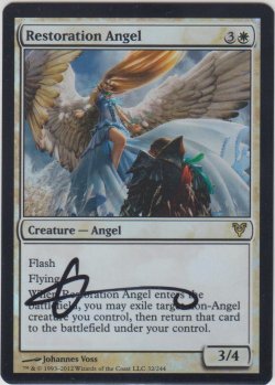 画像1: 修復の天使/Restoration Angel (AVR)《Foil》【サインド】