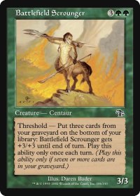 戦場のたかり屋/Battlefield Scrounger (JUD)《Foil》
