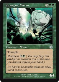 尊大なワーム/Arrogant Wurm (TOR)《Foil》