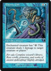 霊力/Psionic Gift (ODY)《Foil》