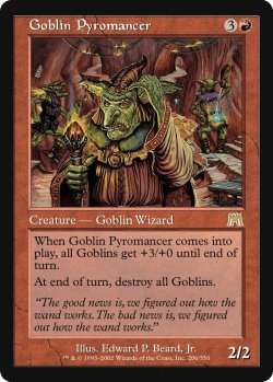 画像1: ゴブリンの紅蓮術士/Goblin Pyromancer (ONS)《Foil》
