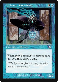 アフェットのルーン術士/Aphetto Runecaster (SCG)《Foil》