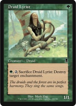 画像1: ドルイドの抒情詩人/Druid Lyrist (ODY)《Foil》