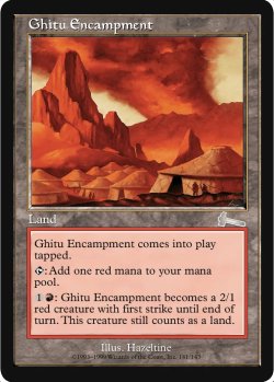 画像1: ギトゥの宿営地/Ghitu Encampment (ULG)《Foil》