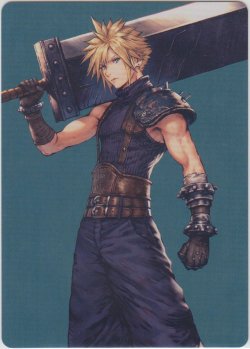 画像1: 【イラストコレクション】 元ソルジャー、クラウド/Cloud, Ex-SOLDIER 【50/53】 (FIN)