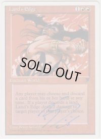 大地の刃/Land's Edge (CHR)【サインド】