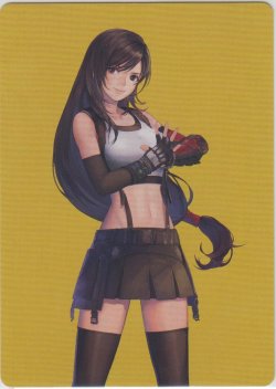 画像1: 【イラストコレクション】 格闘家、ティファ/Tifa, Martial Artist 【52/53】 (FIN)
