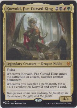 画像1: フェイに呪われた王、コルヴォルド/Korvold, Fae-Cursed King (MB1・LST)