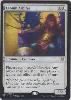 画像1: レオニンの裁き人/Leonin Arbiter (MB1・LST)