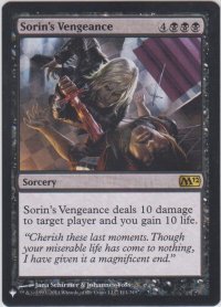 ソリンの復讐/Sorin's Vengeance (MB1・LST)