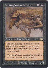 墓地生まれの君主/Gravespawn Sovereign (MB1・LST)