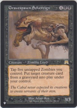 画像1: 墓地生まれの君主/Gravespawn Sovereign (MB1・LST)