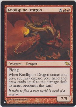 画像1: 山背骨のドラゴン/Knollspine Dragon (MB1・LST)