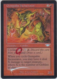 宝石の手の焼却者/Gempalm Incinerator (LGN)《Foil》【POOR】