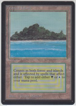 画像1: Tropical Island 【NM〜NM-】 A (LEB)【☆高額トレジャー☆】