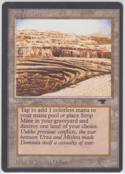 画像1: 露天鉱床/Strip Mine 【NM〜NM-】 B (ATQ)【☆高額トレジャー☆】