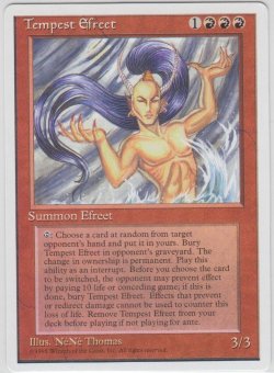 画像1: 嵐のイフリート/Tempest Efreet (4ED)【アルターネイト版】