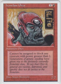 画像1: 鉄爪のオーク/Ironclaw Orcs (4ED)【アルターネイト版】