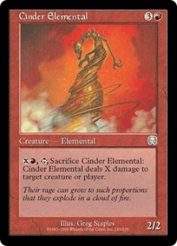画像1: 燃えがらの精霊/Cinder Elemental (MMQ)《Foil》