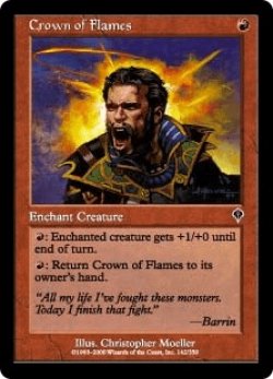 画像1: 炎の冠/Crown of Flames (INV)《Foil》