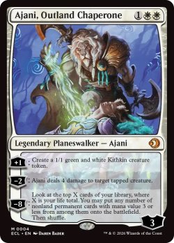 画像1: 辺境地の御目付役、アジャニ/Ajani, Outland Chaperone 【英語・NM〜EX-】 (ECL)【GW SALE】