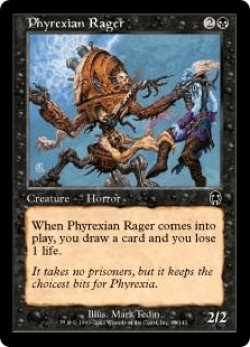 画像1: ファイレクシアの憤怒鬼/Phyrexian Rager (APC)《Foil》