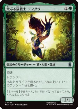 画像1: 荒ぶる猫戦士、ティグラ/Tigra, Feline Fury (MSH)