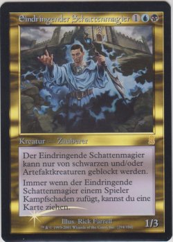 画像1: 影魔道士の浸透者/Shadowmage Infiltrator 【他言語・NM〜EX-】 (ODY)《Foil》【カウントダウン】
