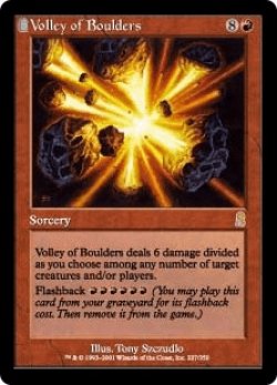 画像1: 飛来する石弾/Volley of Boulders (ODY)《Foil》