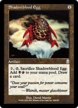 画像1: シャドーブラッドの卵/Shadowblood Egg (ODY)《Foil》