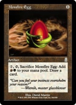 画像1: モスファイアの卵/Mossfire Egg (ODY)《Foil》