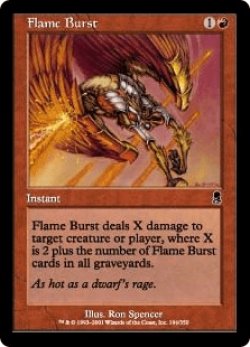 画像1: 集中砲火/Flame Burst (ODY)《Foil》