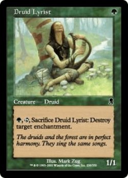 画像1: ドルイドの抒情詩人/Druid Lyrist (ODY)《Foil》