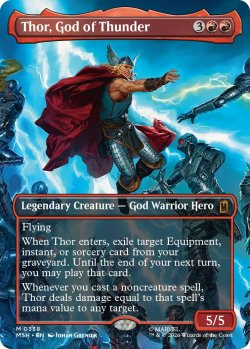 画像1: 雷神、ソー/Thor, God of Thunder (MSH)《Foil》【ボーダーレス版】【SUMMER SALE】