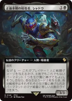 画像1: 正体不明の暗殺者、シャドウ/Shadow, Mysterious Assassin (FIC)【拡張アート版】
