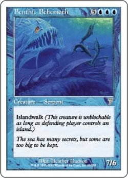 画像1: 水底のビヒモス/Benthic Behemoth (7ED)《Foil》