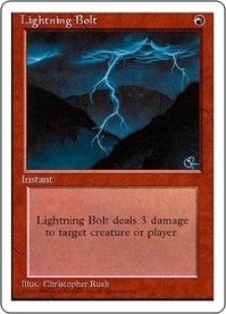 画像1: 稲妻/Lightning Bolt (4ED)