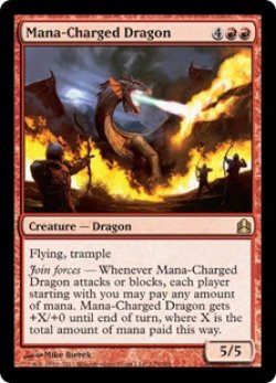 画像1: マナ蓄積のドラゴン/Mana-Charged Dragon (CMD)