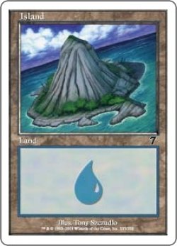 画像1: 島/Island 【Ver.4】 (7ED)《Foil》