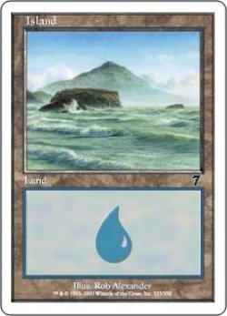 画像1: 島/Island 【Ver.2】 (7ED)《Foil》