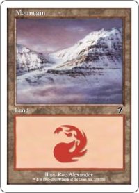 山/Mountain 【Ver.2】 (7ED)《Foil》