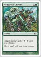 超巨大化/Monstrous Growth (8ED)《Foil》