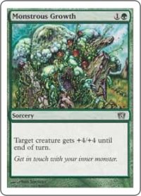 超巨大化/Monstrous Growth (8ED)《Foil》