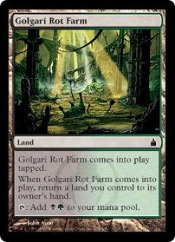 画像1: ゴルガリの腐敗農場/Golgari Rot Farm (RAV)