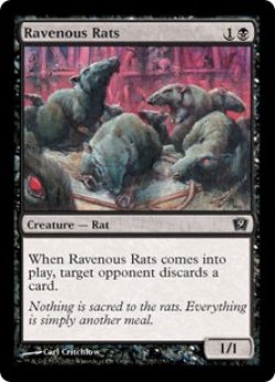 画像1: 貪欲なるネズミ/Ravenous Rats (9ED)《Foil》