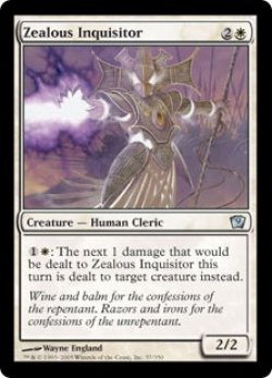 画像1: 盲信の審問官/Zealous Inquisitor (9ED)《Foil》